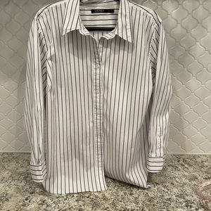 Ralph Lauren White w/Black Stripe Shirt